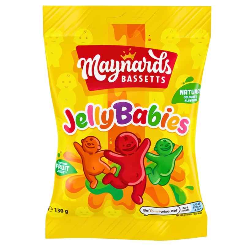 Maynards Bassetts Jelly Babies 130g