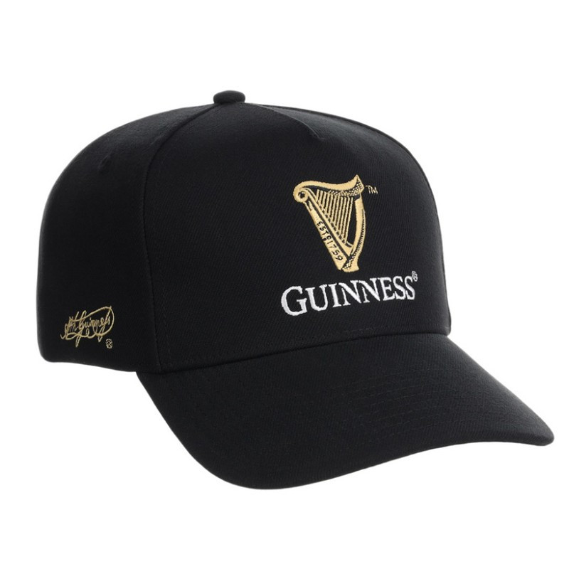 Guinness Black Harp A-Frame Premium Snapback Hat