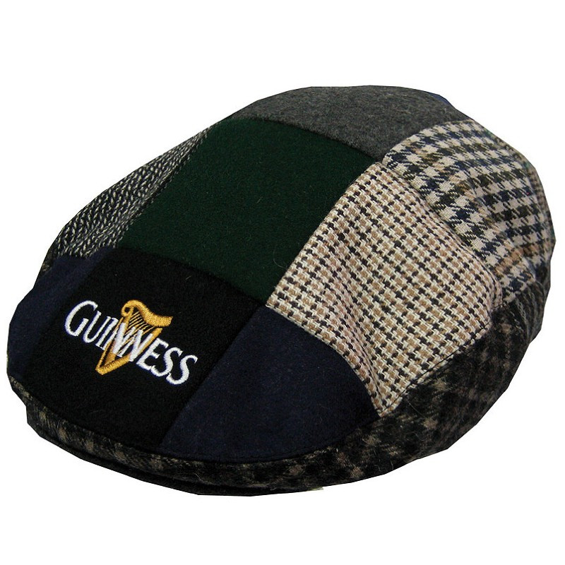 Guinness Harp Emblem Flat Cap | Official Guinness Irish Cap