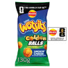 Walkers Wotsits Golden Balls Smokin' Cheese Flavour Corn Snacks 130g