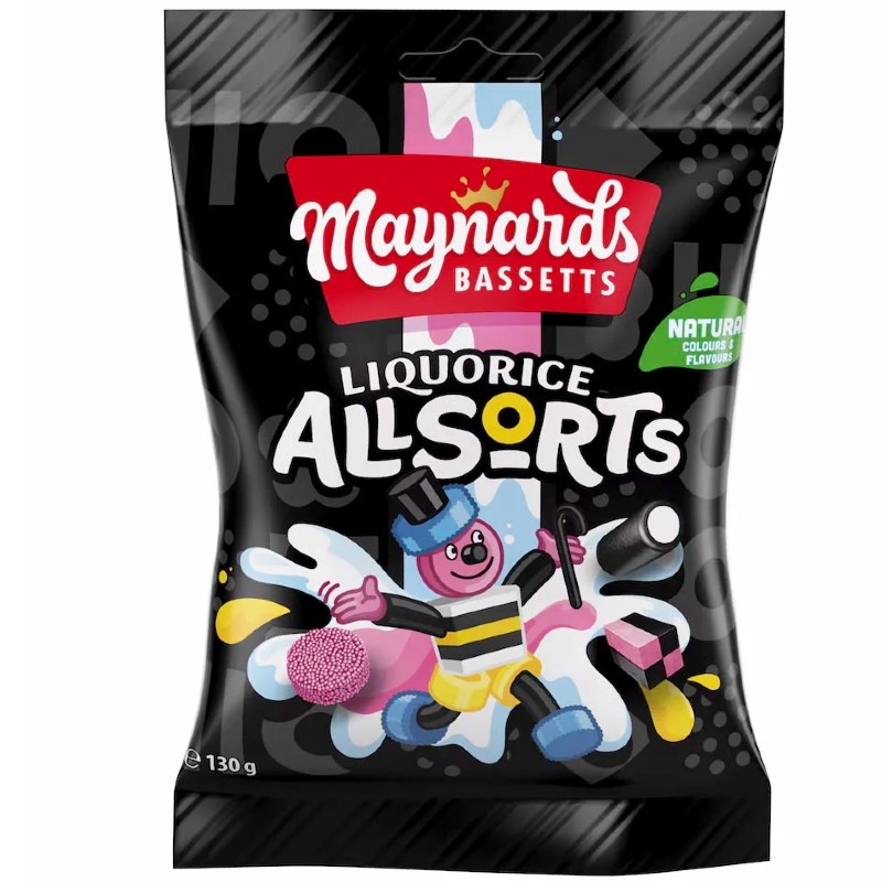 Maynards Bassetts Liquorice Allsorts 130g
