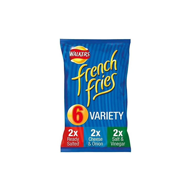 Walkers French Fries Variety 6 Pack