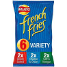 Walkers French Fries Variety 6 Pack