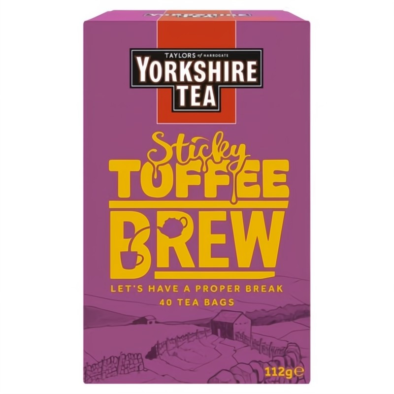 Yorkshire Tea Sticky Toffee Brew - 40 Teabags 112g
