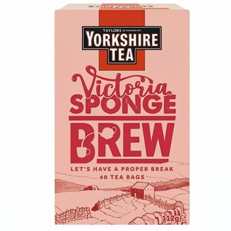 Yorkshire Victoria Sponge Brew - 40 Teabags 112g