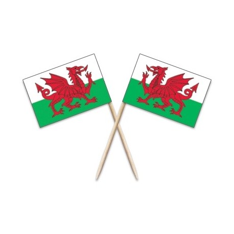Wales Flag Toothpicks