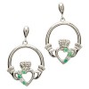 Shanore Claddagh Open Heart Set Silver Earrings