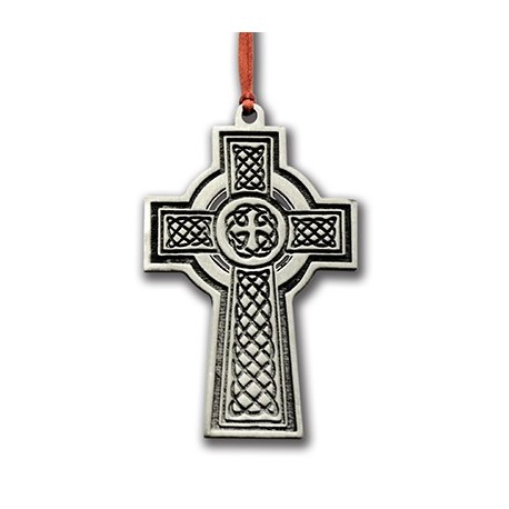 Pewter Celtic Cross Ornament