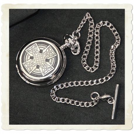 Celtic Cross Mechanical Pocket Watch