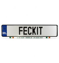 FECKIT Irish Car Registration Plate