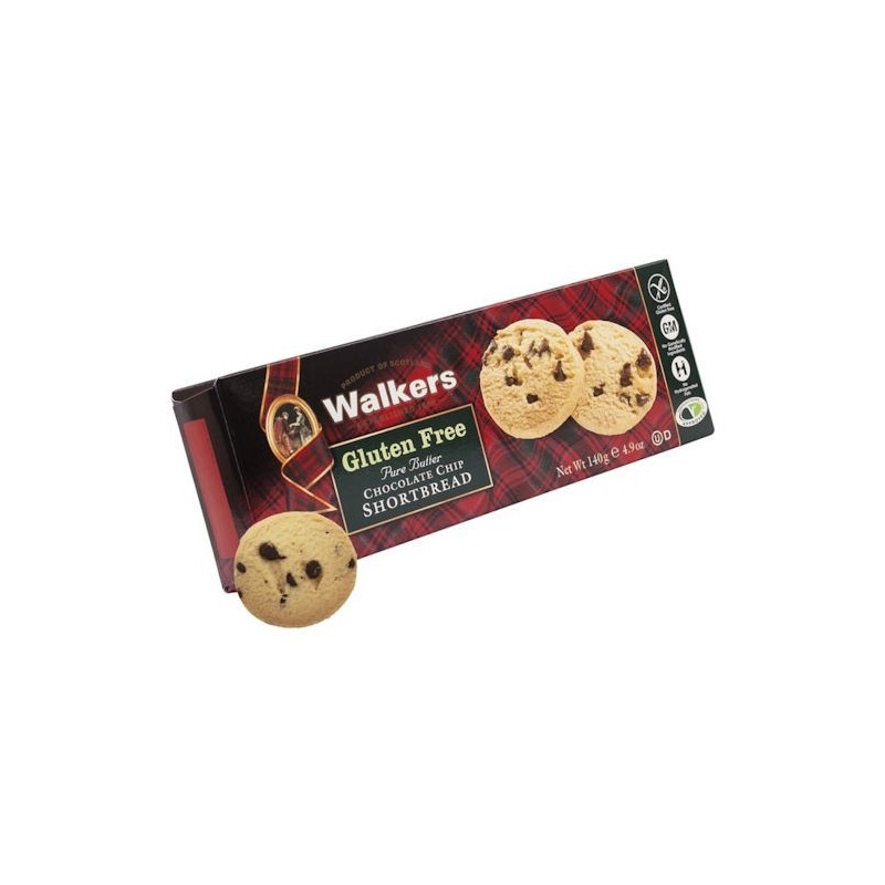 Walkers GF Chocolate Chip Shortbread - 140g