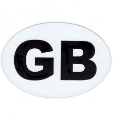Great Britain Country Code Oval Sticker