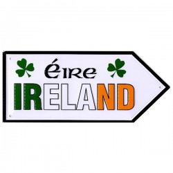 Ireland Map Mini Metal Road Sign
