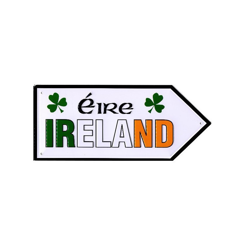 Ireland Map Mini Metal Road Sign