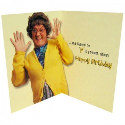 Mrs Brown's Boys F in Birthday Card