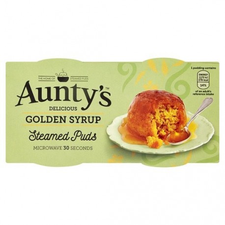 Aunty's Golden Syrup Pudding - 2x100g
