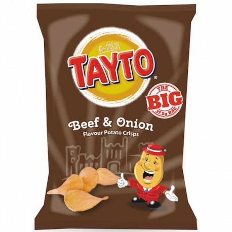 Tayto NI Beef & Onion Crisps - 32.5g