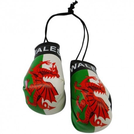 Wales Boxing Gloves Dangle