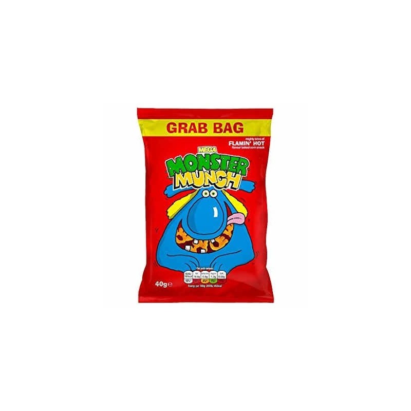 Walkers Flamin' Hot Monster Munch - 40g