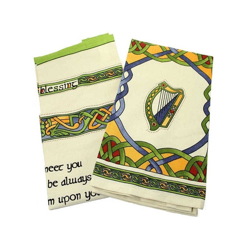 Irish Weave Tea Towel Set