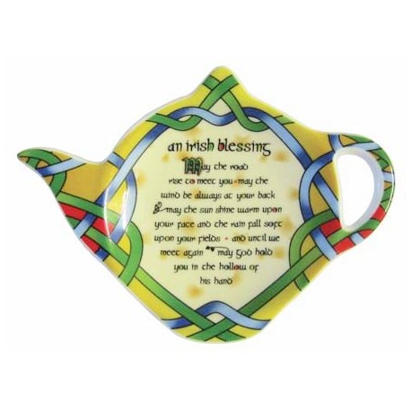 Irish Weave Blessing Tea Bag Holder