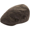 Heritage Mens Flat Cap - Brown Tweed
