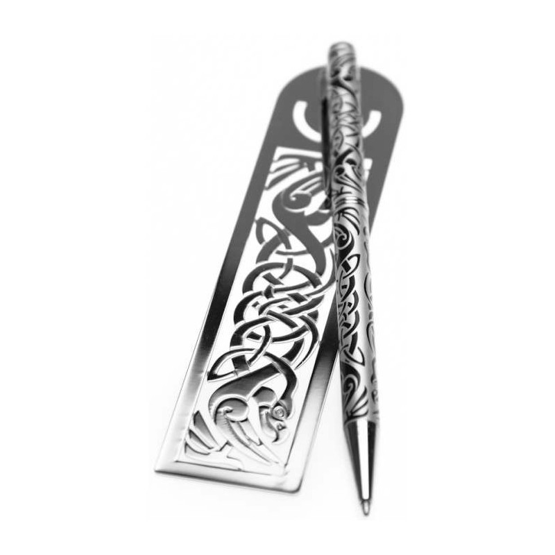 Sea Gems Celtic Bird Pen & Bookmark Gift Set