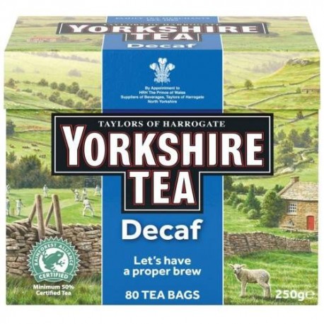Yorkshire Decaf Tea Bags - 80