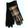 Heritage Traditions Ladies Checked Cuff Gloves - Brown
