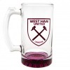 West Ham United FC Glass Tankard