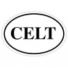 CELT Oval Sticker