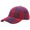 Heritage Traditions Check Curved Cap - Red/Blue