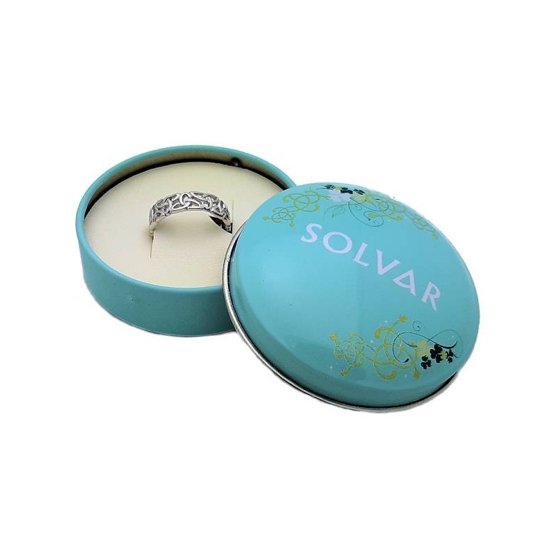 Solvar Ladies Trinity Knot Ring