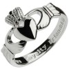 Shanore Mens Silver Traditional Claddagh Ring