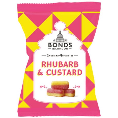 Bonds of London Rhubarb & Custard Sweets 150g