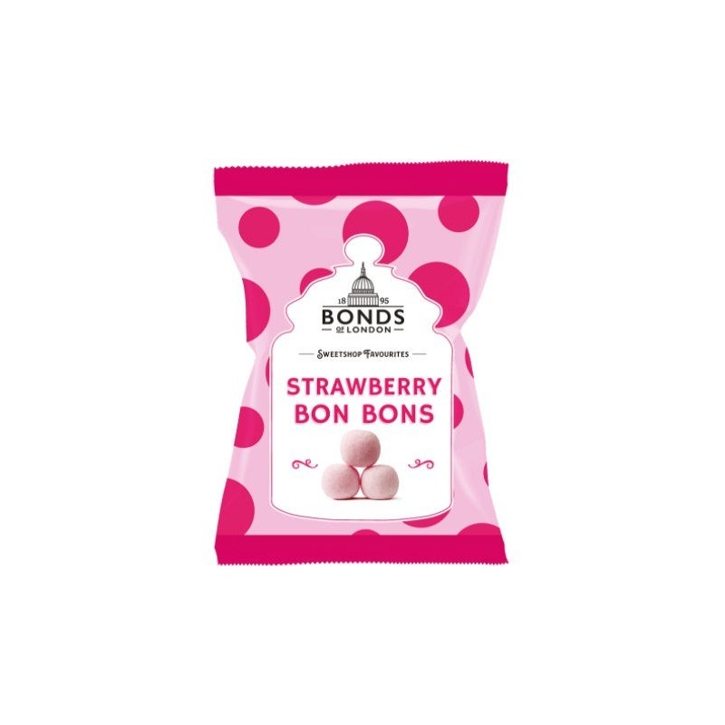 Bonds of London Strawberry Bon Bons 150g