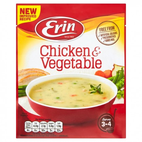 Erin Chicken & Vegetable Soup 76g