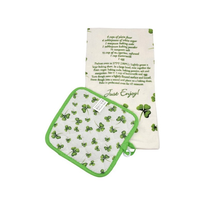 Connemara Irish Soda Bread Tea Towel & Pot Holder