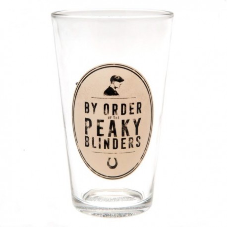 OFFICIAL PEAKY BLINDERS BY ORDER OF PINT DRINKING GLASS TUMBLER NEW IN GIFT BOX 