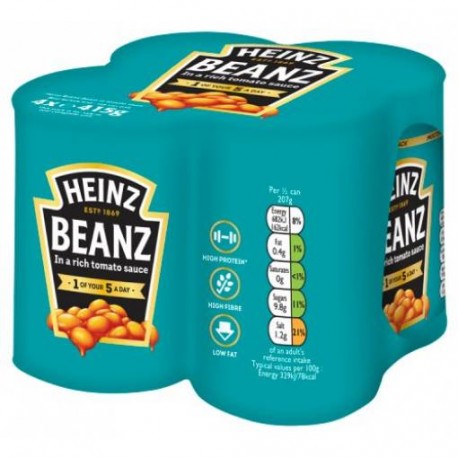Heinz Baked Beanz 4 Pack