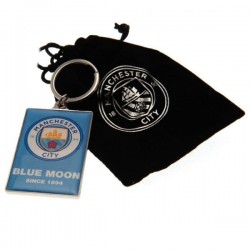 Manchester City FC Deluxe Blue Moon Keyring