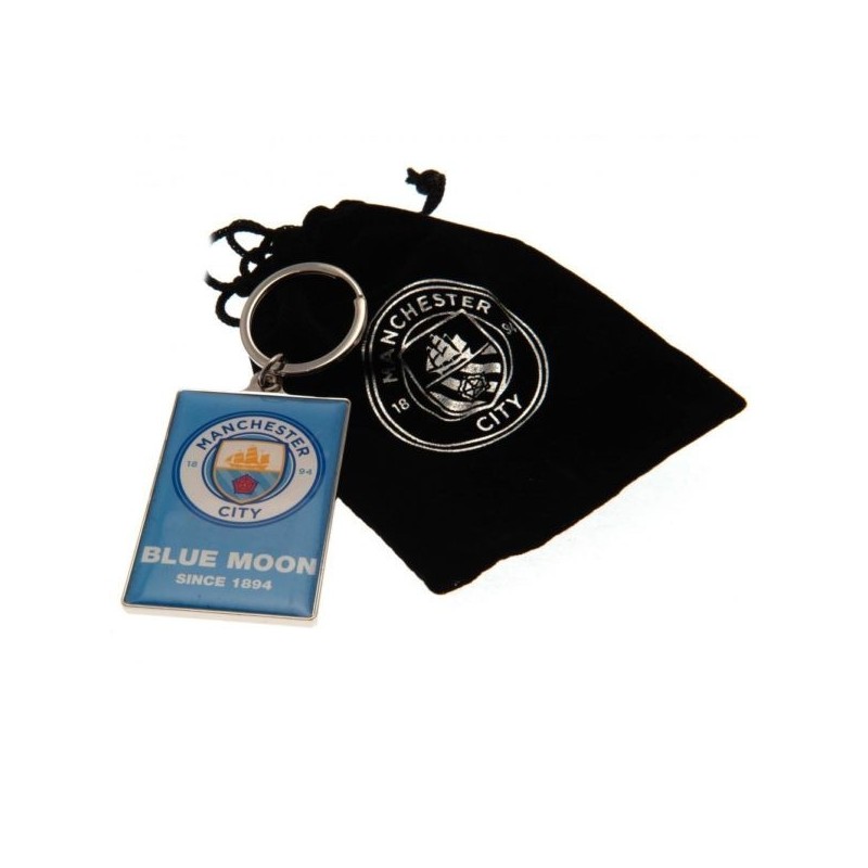 Manchester City FC Deluxe Blue Moon Keyring