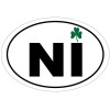 Northern Ireland NI Oval Sticker