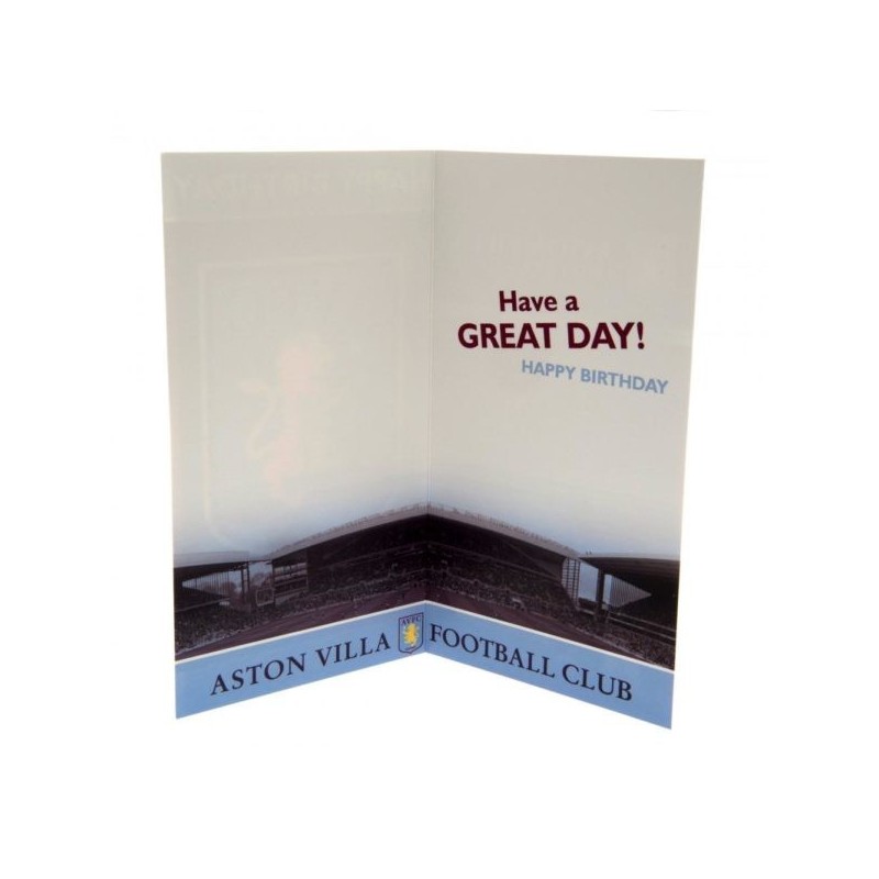 Aston Villa FC Birthday Card