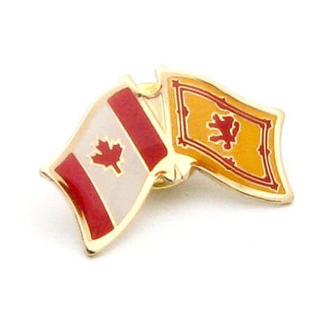Scotland Lion-Canada Friendship Pin Badge
