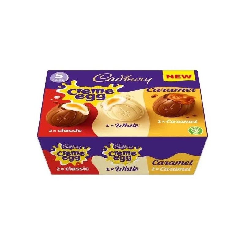 Cadbury Mixed Creme Egg 5 Pack