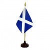 Scotland St Andrews Cross Flag - 4x6 Table Top