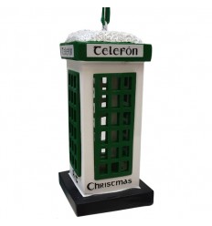 Irish Telephone Box Hanging Ornament