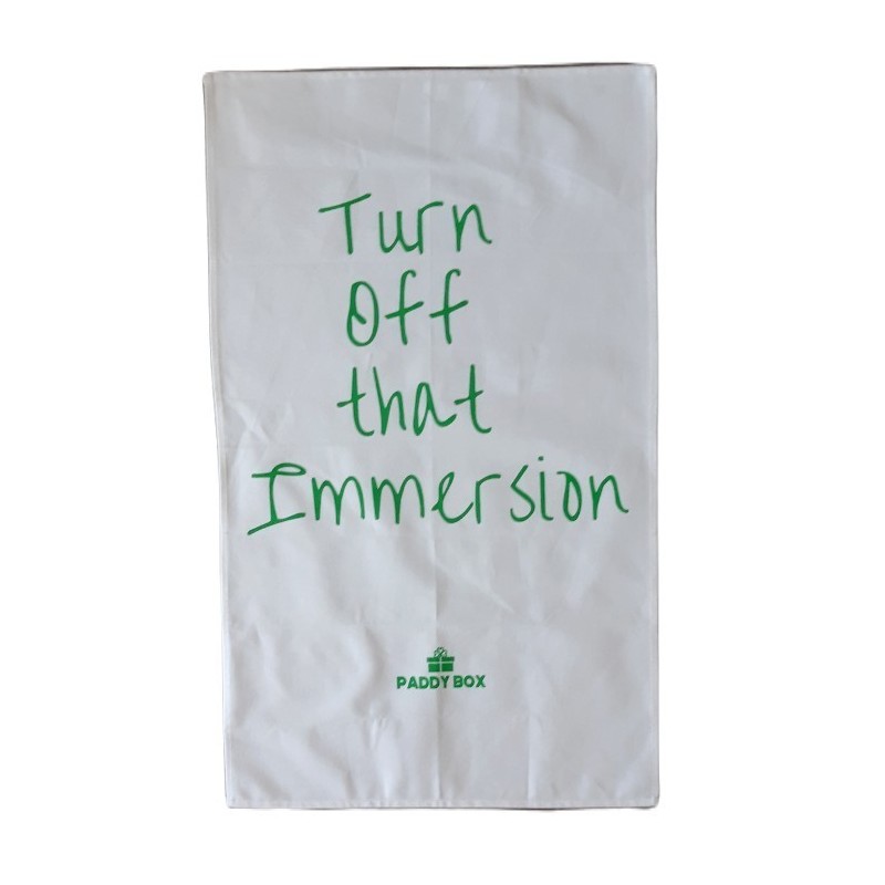 Turn Off That Immersion Tea Towel