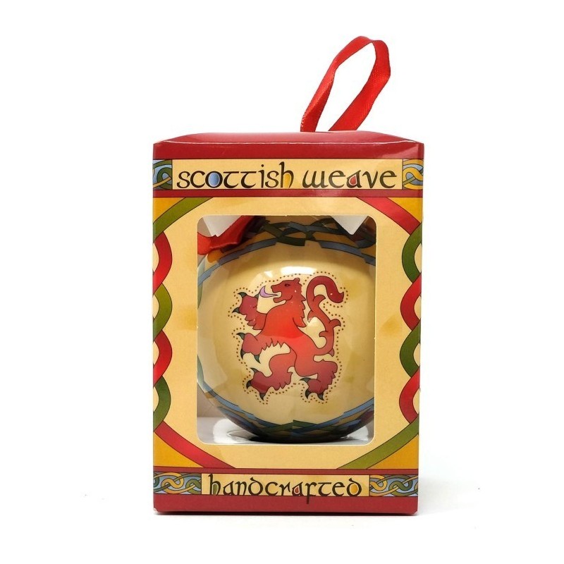 Socttish Lion Rampant Christmas Bauble